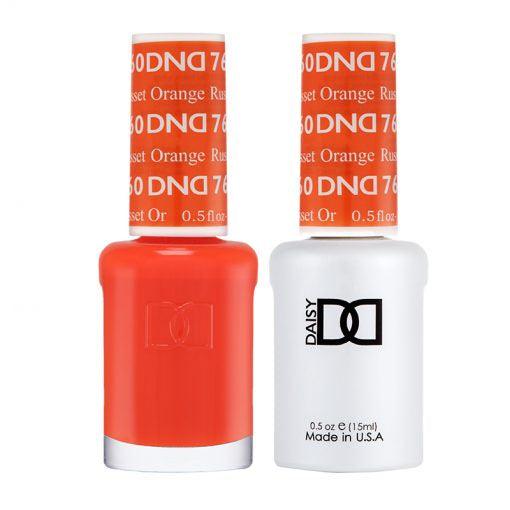 Dnd Gel 760 Russet Orange - Angelina Nail Supply NYC