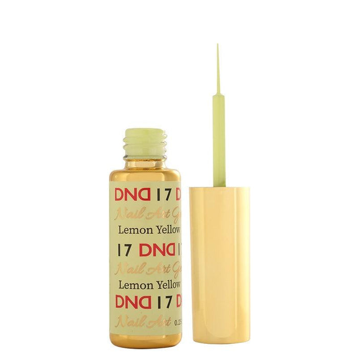 DND Gel Art 17 Lemon Yellow - Angelina Nail Supply NYC