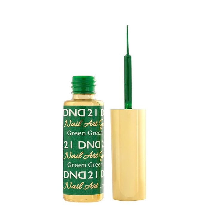 DND Gel Art 21 Green - Angelina Nail Supply NYC