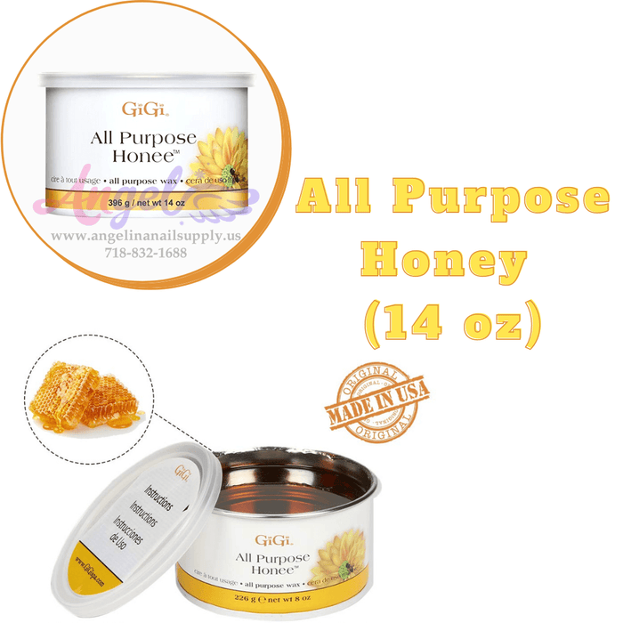 GiGi All Purpose Honee Wax (14oz) - Angelina Nail Supply NYC