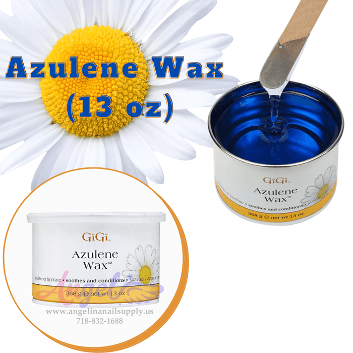 GiGi Azulene Blue Wax (13oz) - Angelina Nail Supply NYC