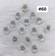 Handmade Nail 3D Flower (#051 - #060) - Angelina Nail Supply NYC