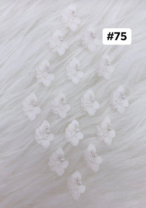 Handmade Nail 3D Flower (#071 - #080) - Angelina Nail Supply NYC