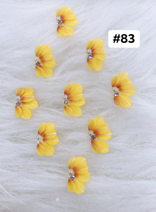 Handmade Nail 3D Flower (#081 - #090) - Angelina Nail Supply NYC