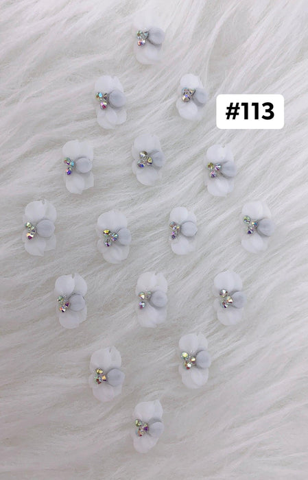 Handmade Nail 3D Flower (#111 - #120) - Angelina Nail Supply NYC