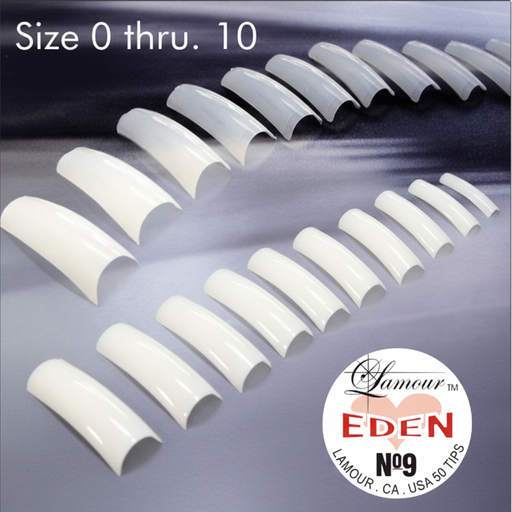 Lamour Eden Natural Tip - Angelina Nail Supply NYC