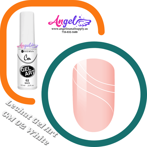 Lechat Gel Art CM 02 White - Angelina Nail Supply NYC