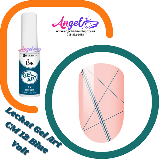 Lechat Gel Art CM 12 Blue Volt - Angelina Nail Supply NYC