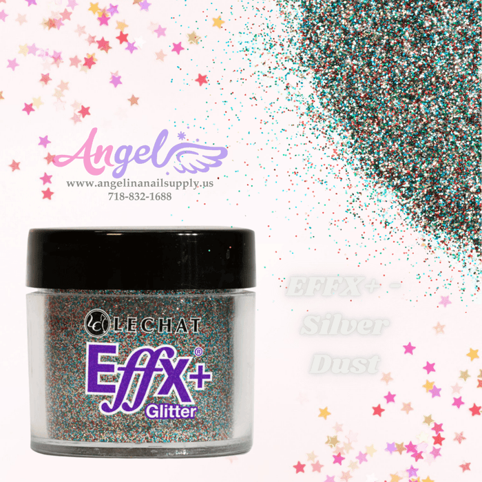 Lechat Glitter EFFX+-02 Silver Dust - Angelina Nail Supply NYC