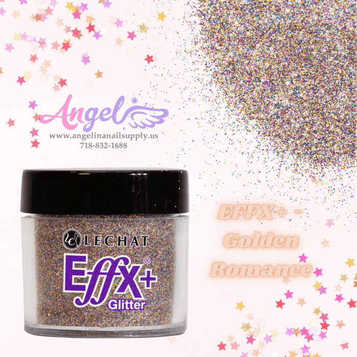 Lechat Glitter EFFX+-12 Golden Romance - Angelina Nail Supply NYC