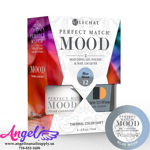 Lechat Mood Gel Duo 12 Blue Moon - Angelina Nail Supply NYC