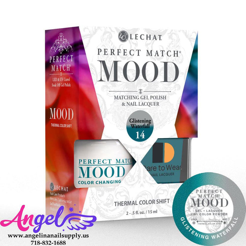 Lechat Mood Gel Duo 14 Glistening Waterfall - Angelina Nail Supply NYC