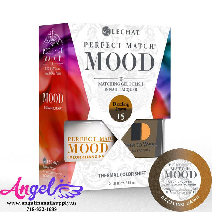 Lechat Mood Gel Duo 15 Dazzling Dawn - Angelina Nail Supply NYC