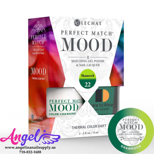 Lechat Mood Gel Duo 22 Shamrock - Angelina Nail Supply NYC