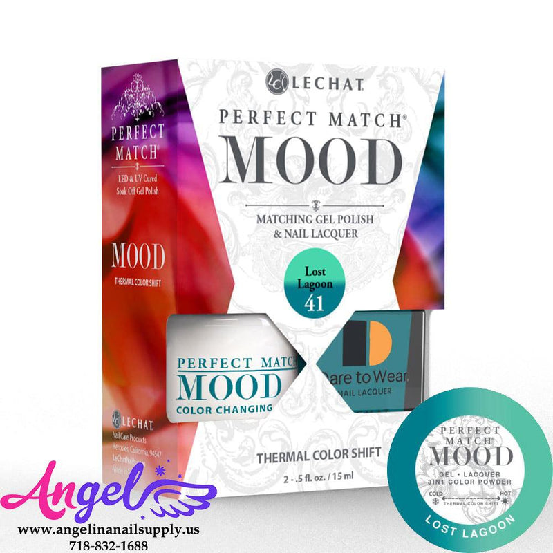 Lechat Mood Gel Duo 41 Lost Lagoon - Angelina Nail Supply NYC