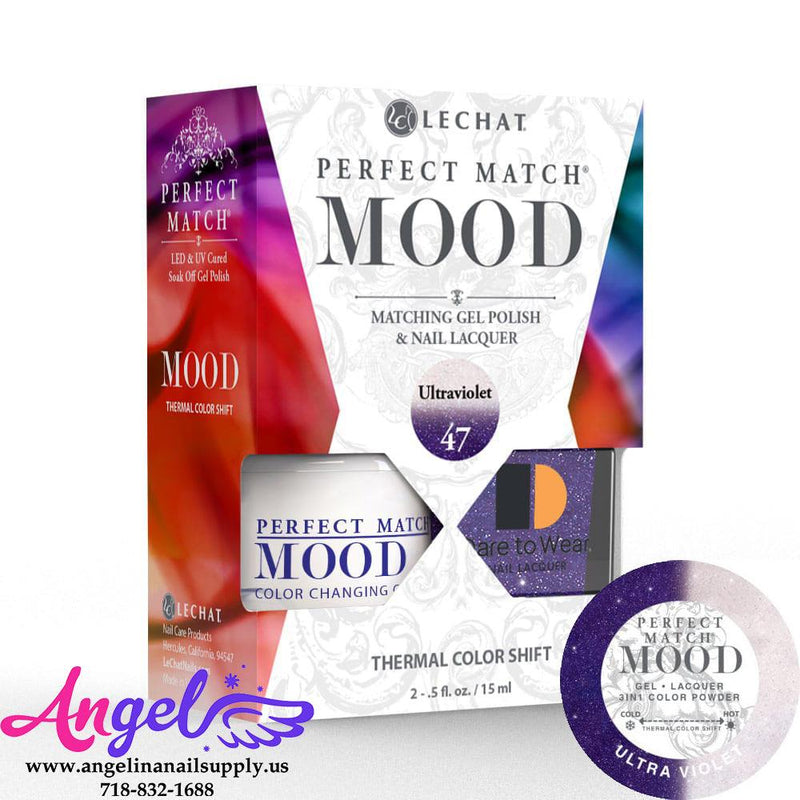 Lechat Mood Gel Duo 47 Ultraviolet - Angelina Nail Supply NYC