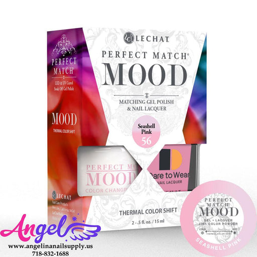 Lechat Mood Gel Duo 56 Seashell Pink - Angelina Nail Supply NYC