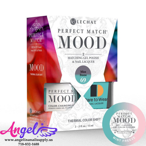 Lechat Mood Gel Duo 69 Mint Freeze - Angelina Nail Supply NYC