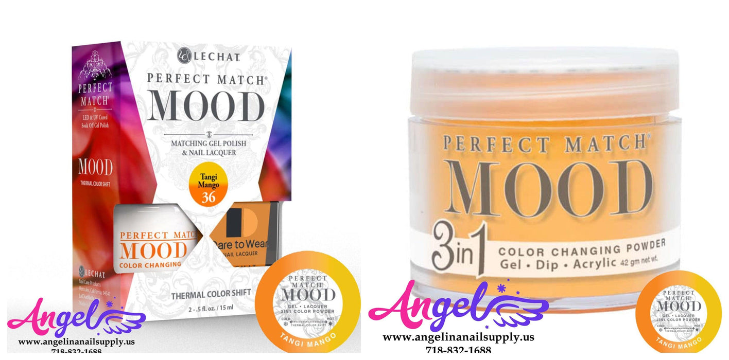 Lechat Perfect Match Mood 3in1 Combo 36 Tangi Mango - Angelina Nail Supply NYC