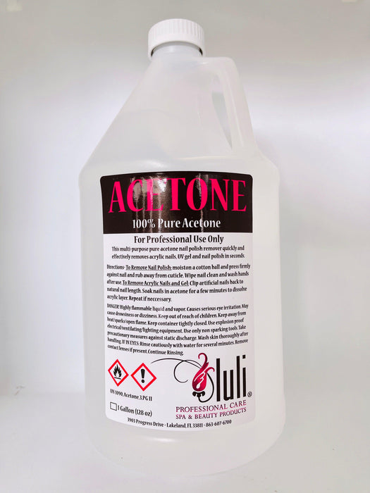 Luli 100% Pure Acetone (Box/ 4 Gallons) - Angelina Nail Supply NYC