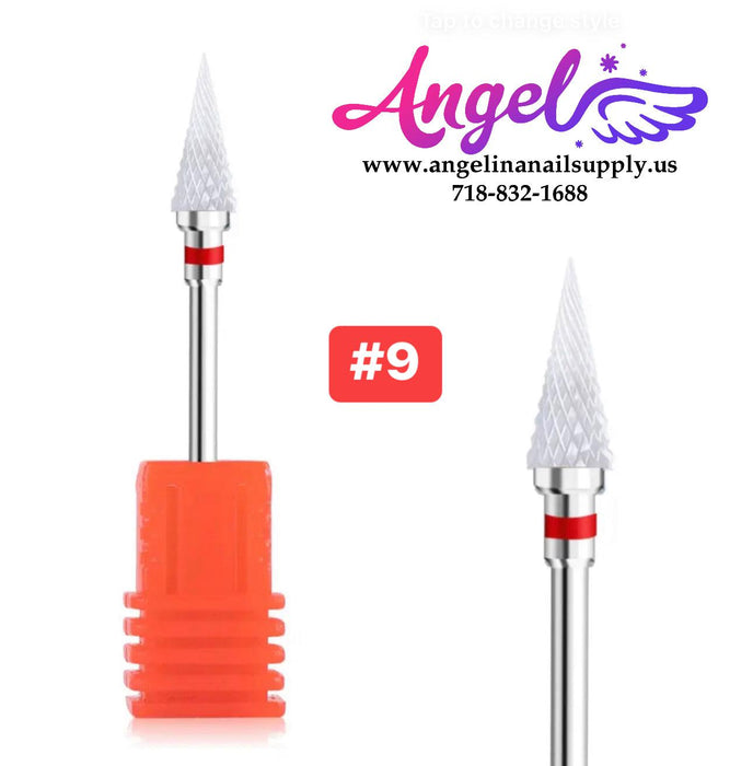 Nail Drill Bit - Ceramic Multi-Purpose Bit - 3/32 - Angelina Nail Supply NYC