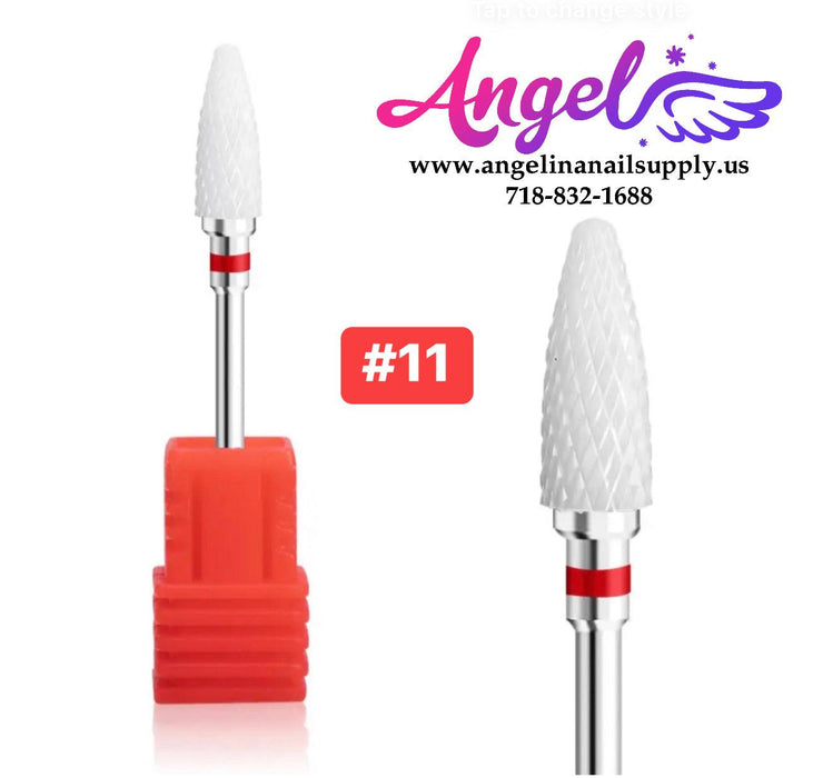 Nail Drill Bit - Ceramic Multi-Purpose Bit - 3/32 - Angelina Nail Supply NYC