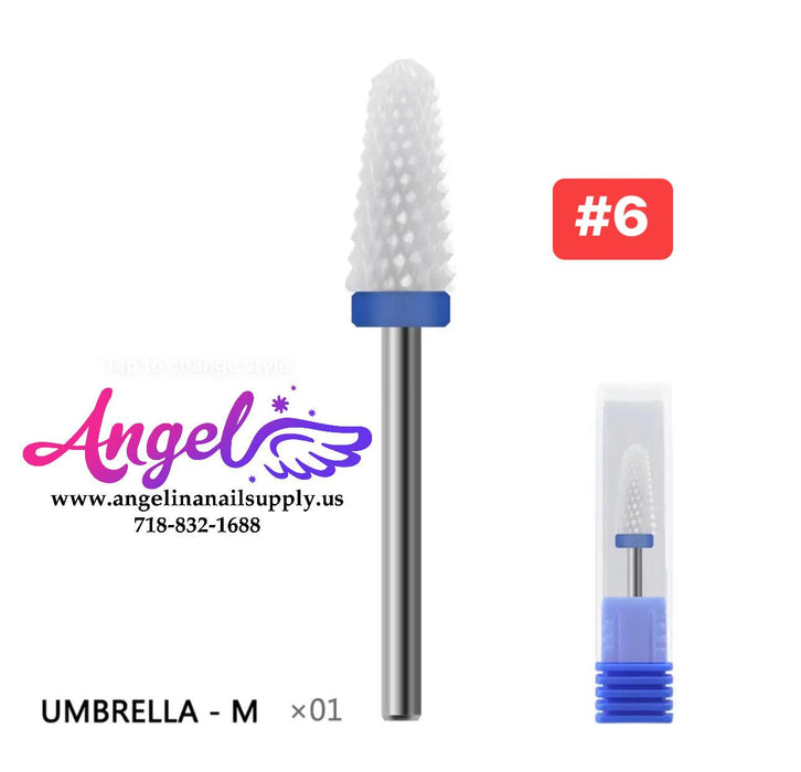 Nail Drill Bit - Ceramic Multi-Purpose Bit - 3/32 - Angelina Nail Supply NYC