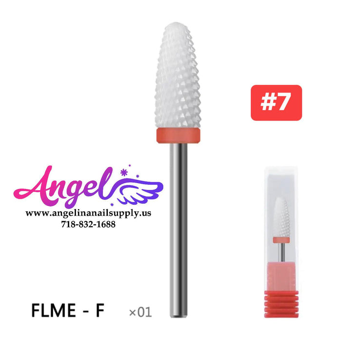 Nail Drill Bit - Ceramic Multi-Purpose Bit - 3/32 - Angelina Nail Supply NYC