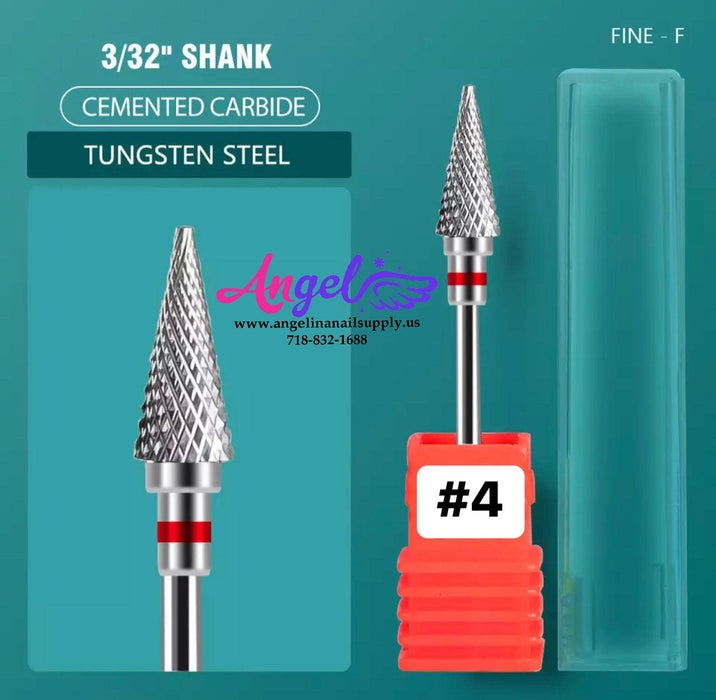 Nail Drill Bit - Metal Multi-Purpose Bit - 3/32 - Angelina Nail Supply NYC