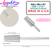 Nail Drill Bit - SSM - 3/32 - Tapered Barrel - Angelina Nail Supply NYC