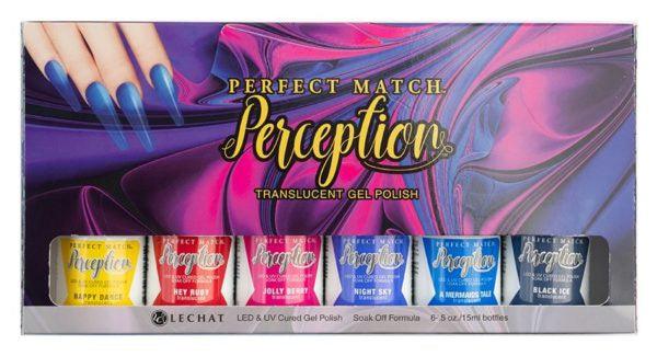 Perception Translucent Gel Set #2 - 07->12 | Perfect Match - Angelina Nail Supply NYC