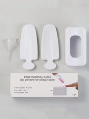 Recycling Box & Tray For Dip Powder, Sequins, Glitter, and Decoration - Angelina Nail Supply NYC
