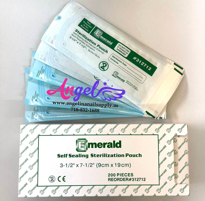 Self Sealing Sterilization Pouch (Pack/200pcs) - Angelina Nail Supply NYC