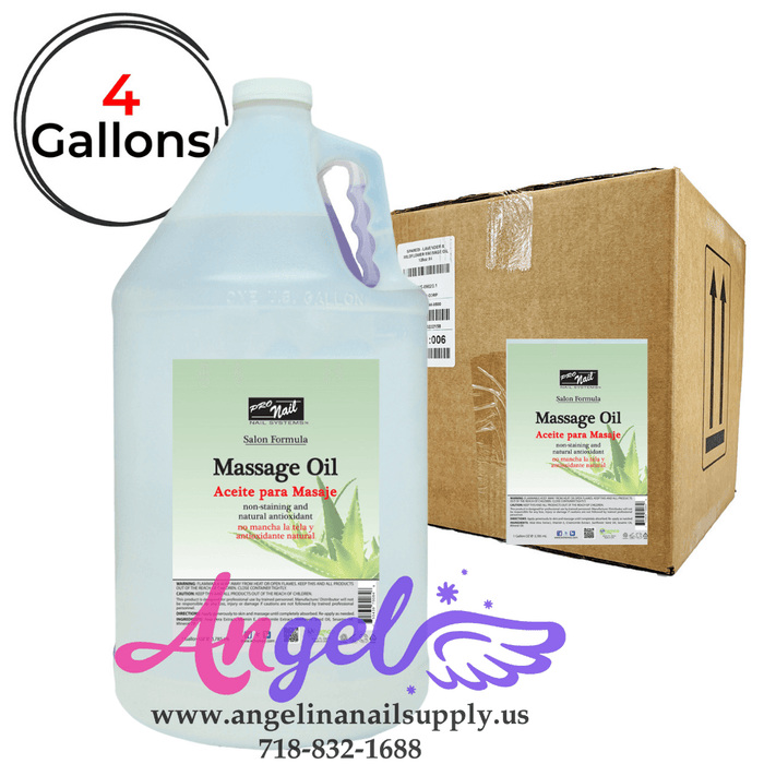 Spa Redi Massage Oil Aloe Vera (Box/4gal) - Angelina Nail Supply NYC