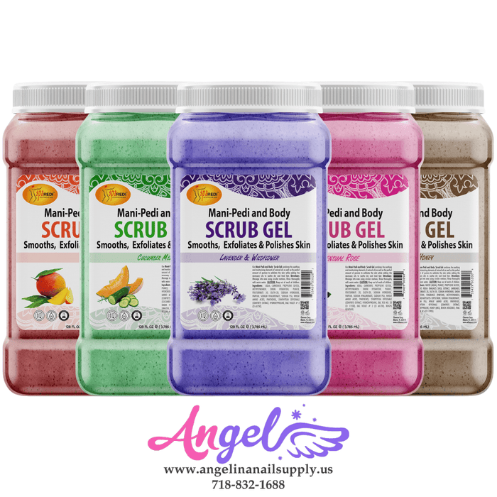 Spa Redi Pedi Scrub Gel (1 Gal & 5 Gal) - Angelina Nail Supply NYC