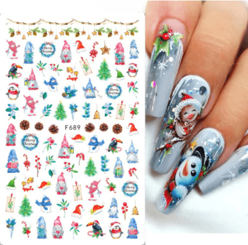 Sticker Christmas - Angelina Nail Supply NYC