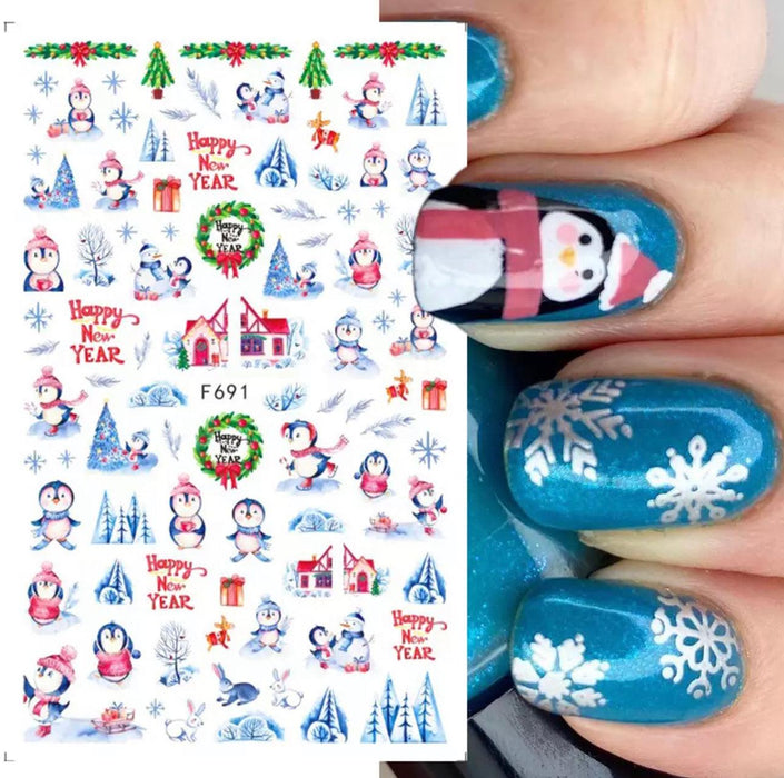 Sticker Christmas - Angelina Nail Supply NYC