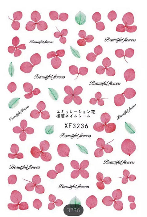 Sticker Leaf & Flower - Angelina Nail Supply NYC