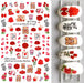 Sticker Valentine & Heart - Angelina Nail Supply NYC