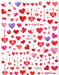 Sticker Valentine & Heart - Angelina Nail Supply NYC