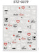 Sticker Valentine & Heart - Angelina Nail Supply NYC